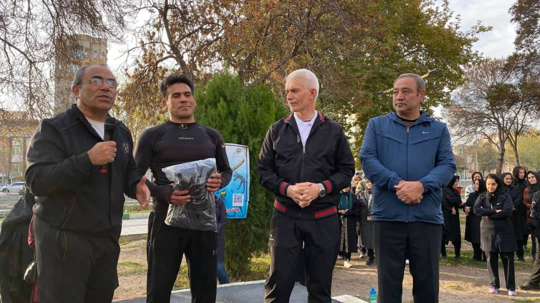 برگزاری همایش ورزش صبحگاهی در اردبیل با حضور معاون وزارت ورزش و جوانان